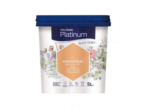Poli-farbe platinum falfesték, Barackvirág, 5l