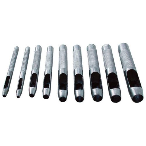 Extol craft bőrlyukasztó készlet, műanyag tartóban; 9db, 2,5-10mm