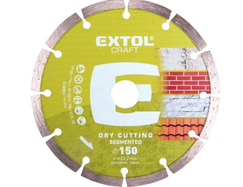 Extol Craft gyémántvágó szegmenses; 125×22,2mm, max.12.250 ford/perc