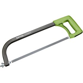   Extol craft fémfűrész 300 mm, ABS műanyag nyél; téglalap keresztmetszetű csőváz, fűrészlap: 12" / 24T