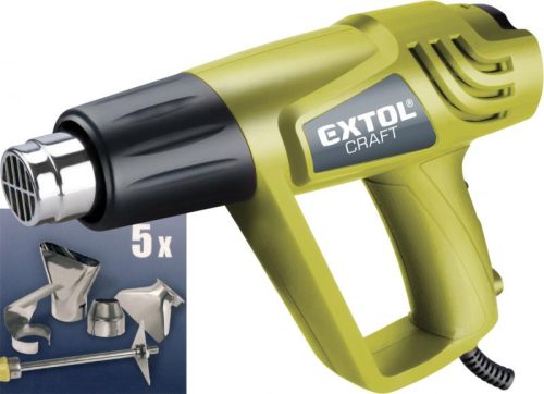 Extol Craft Hőlégfúvó 2000w 2fokozat, 1000W/2000W; 350/550°C, 300/500 L/perc, 