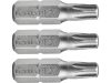 Fortum behajtóhegy TORX, 3 db, S2 acél; T 15×25mm, bliszteren