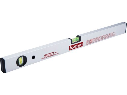 Fortum vízmérték 0,5mm/m pontos ( alu.), elektronikusan kalibrált libella; 1000mm