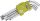 Extol craft imbuszkulcs klt., Cr40. gömbfej ;TÜV/GS, 9db, 1,5-10mm, bliszteren