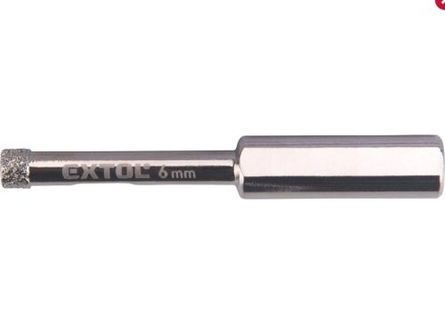 Extol Prémium körkivágó üvegre, kerámiára és csempére, gyémánt vágóél; 4×65mm, fúrógépbe fogható
