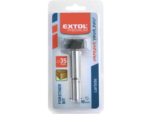 Extol Prémium pánthelymaró fára, átm.: 35 mm, keményfém lapkás, befogás: 10mm, hosszúság: 85mm