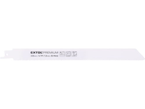 Szablyafűrészlap 3db  Bosch befogás, 225 mm, 14T, Bimetal, fém anyagokhoz, tiszta vágás