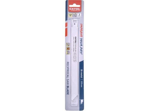 Szablyafűrészlap 3db  Bosch befogás, 225 mm, 14T, Bimetal, fém anyagokhoz, tiszta vágás