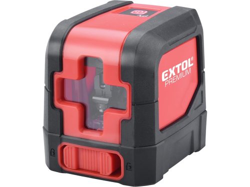 Extol Premium automatikus lézeres vízszintező, ZÖLD, 1H1V (1 horizontális+1 vertikális) pontosság:0,3mm/1m, 1/4" menetes
