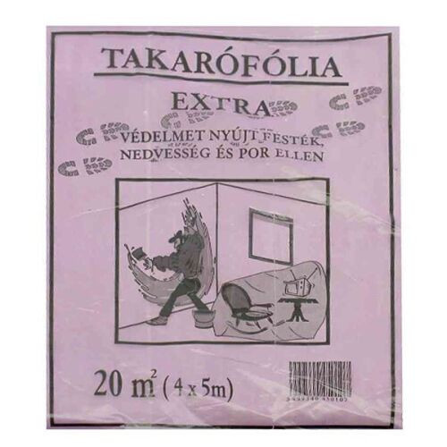 Takarófólia 4x5m extra
