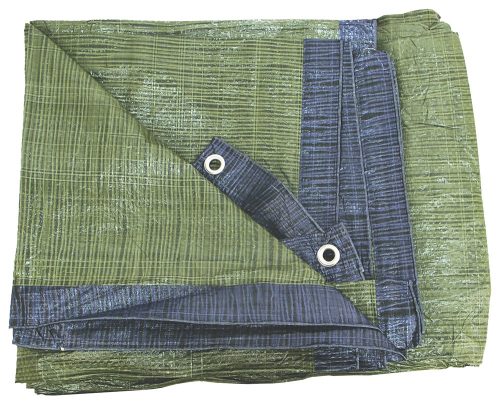 Extol craft takaróponyva, vízálló, de nem UV álló; 4×6m névleges méret, valós méret: 3,85×5,85m, PE, STANDARD, lefűző lyukak