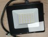 deLux DEL1715 LED reflektor 30W 2400lm 4000K IP65 200-240VAC lapos, fekete, alumínium SLIM SERIES 144*125*26,3mm 