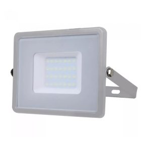   V-TAC 30W LED reflektor, Samsung chip, szürke 6400K, 2400lm - PRO456 