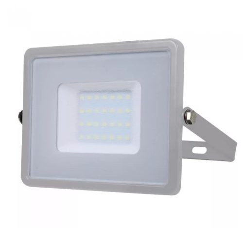V-TAC 30W LED reflektor, Samsung chip, szürke 6400K, 2400lm - PRO456 