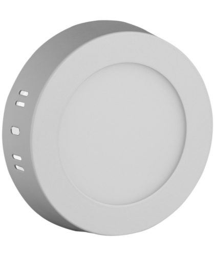 Avide LED Falra Szerelhető Kerek Mennyezeti Lámpa ALU 6W NW 4000K