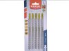 Extol prémium dekopírlap, 5db, Bosch befogás, HCS; 126×9×1,5mm, 4mm fogtáv, köszörült fogak, egyenes durva gyorsvágás, puhafához, faro