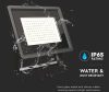 V-Tac 100W fekete LED reflektor, F széria, 4000K,8700lm, IP65, (6722)