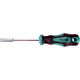   Extol prémium csavarhúzó markolat, mágneses csavarbehajtóval; CV., 1/4"×100mm