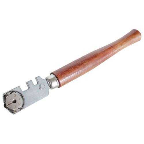 Extol craft üvegvágó, fanyelű; 6 kerekes, 130mm
