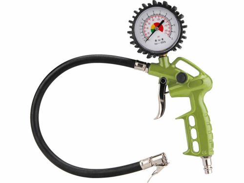 Extol craft gumiabroncs fúvató pisztoly 40cm, nyomótömlővel, nyomásmérővel, 8 bar