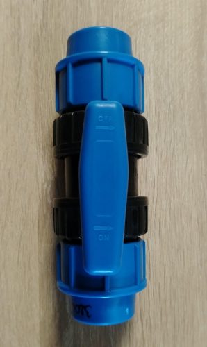 KPE golyóscsap 1" kpe-kpe