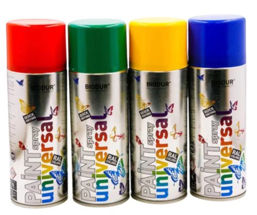 Biodur festék spray narancssárga
