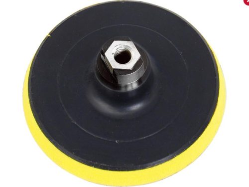 Extol Craft gumitányér sarokcsiszolóhoz; 125mm, tépőzáras, max. ford.:12.500 1/min