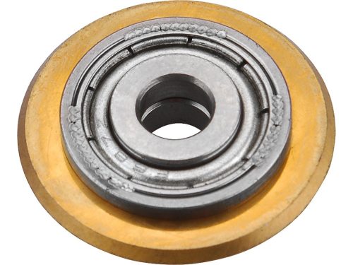 Vágókerék csempevágókhoz, titánium volfrám karbid, 22×6×6 mm, csapágyas 22x6x6