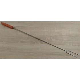 Szallonasütő, grillnyárs, fa nyéllel, 5mm/78cm