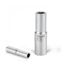   Dugófej 1/4" 10mm hosszított, 61CrV5, mattkróm, 50mm hosszú