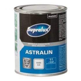   Supralux Astralin univerzális zománcfesték magasfényű fehér 1L