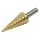 Extol Craft lépcsős fémfúró, 9 lépcsős; (4-20mm, 2mm lépcsők), befogás: 10mm, max. 4mm vastag anyagokhoz, TiN 