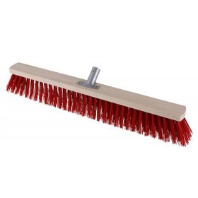   Terempartvis, járdaseprű fa, 60cm, erős műnyag sörte (nyél nélkül)