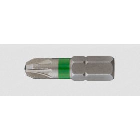 Abraboro Power bit PZ2 x25mm zöld csíkos