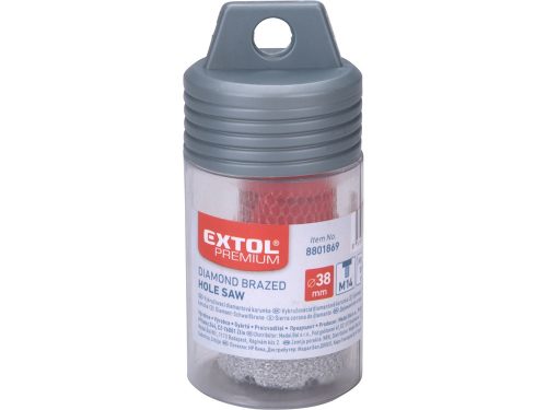 Extol Premium körkivágó csempére, gyémánt vágóél; 38mm × M14, sarokcsiszolóba fogható