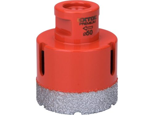 Extol Premium körkivágó csempére, gyémánt vágóél; 45mm × M14, sarokcsiszolóba fogható
