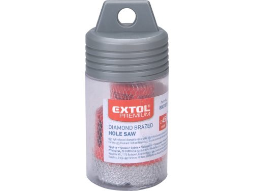 Extol Premium körkivágó csempére, gyémánt vágóél; 53mm × M14, sarokcsiszolóba fogható