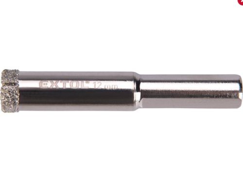 Extol Prémium körkivágó üvegre, kerámiára és csempére, gyémánt vágóél; 10×65mm, fúrógépbe fogható