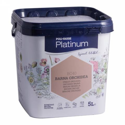 Poli-farbe platinum falfesték, Barna orchidea, 5L