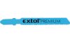 Extol prémium dekopírlap fémre, 5db, Bosch befogás, HSS; 51×8×1,5mm, 1,2mm fogtáv, mart, hullámosított fogak, egyenes vágás, acéllemez