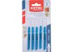 Extol prémium dekopírlap fémre, 5db, Bosch befogás, HSS; 51×8×1,5mm, 1,2mm fogtáv, mart, hullámosított fogak, egyenes vágás, acéllemez