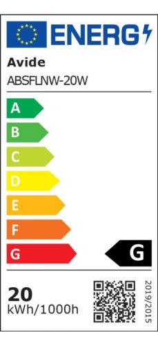 Avide LED Reflektor Slim 20W NW 4000K