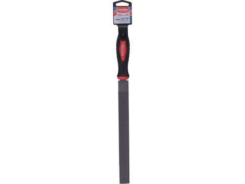 Extol Premium ráspoly 250mm lapos, C45 acél, vágat 2, finom, TPR gumis műanyag nyél