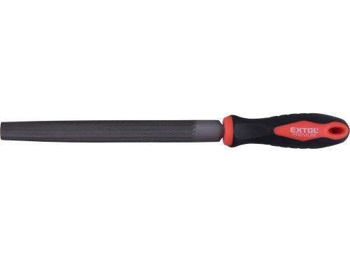Extol Premium ráspoly 250mm félkerek, C45 acél, vágat 2, finom, TPR gumis műanyag nyél