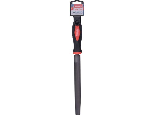 Extol Premium ráspoly 250mm félkerek, C45 acél, vágat 2, finom, TPR gumis műanyag nyél