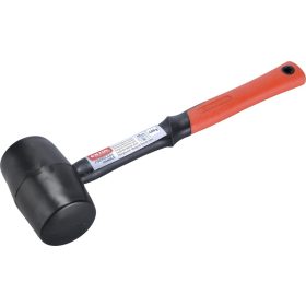   Extol prémium gumikalapács üvegszálas nyéllel, fekete gumi ; 60 mm, 0,48 kg