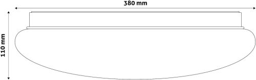 Avide LED Mennyezeti Lámpa Stella (Csillagos) 24W 380*110mm NW 4000K High Lumen