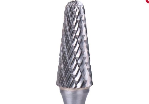 Extol Industrial keményfém turbómaró (rotormaró), kúpos, kerek orrú, átmérő 12×28mm/szár 6mm, keresztfogazás