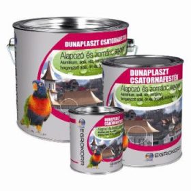 Dunaplast csatornafesték, ezüst, 0,75l