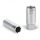 Dugófej gyertyakulcs 1/2"16mm 61CrV5; gumírozott FORTUM